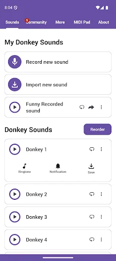 Baixar Donkey Sounds: Sons de Burro Divertidos – Versão Gratuita - Screenshot 1