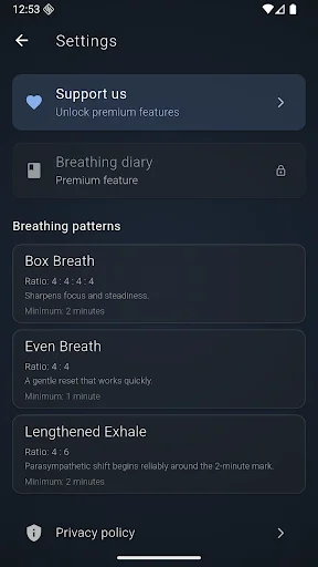Just Breathe Now: Melhore Sua Saúde com Exercícios de Respiração - Screenshot 5