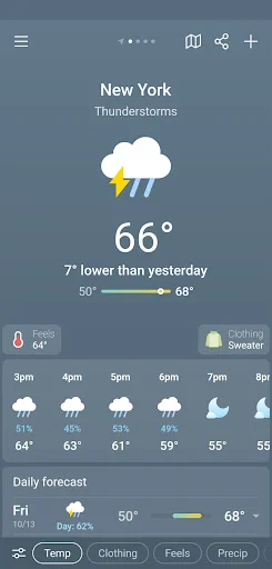 Weather & Clima – Baixe o Melhor App de Previsão do Tempo - Screenshot 18