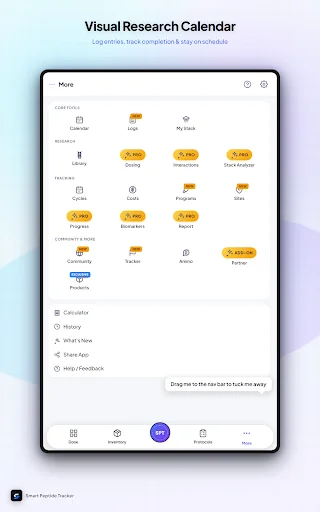 Smart Peptide Tracker: Monitore Seus Peptídeos com Precisão - Screenshot 13
