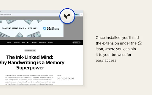 Read on reMarkable: Envie artigos da web para seu tablet agora - Screenshot 4