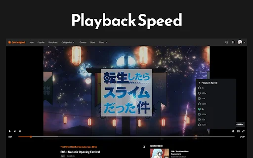 Crunchyroll Enhancer – CrOptix: Melhore seu Player e Assista em HD - Screenshot 2