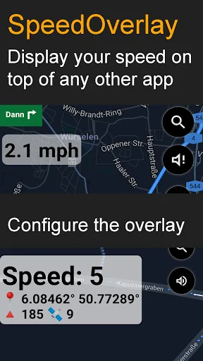 Speed Overlay: Velocímetro GPS Preciso para Android – Baixe Agora - Screenshot 1