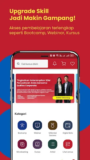 Baixar QuBisa: Plataforma de Aprendizado Online – Cursos Gratuitos - Screenshot 1