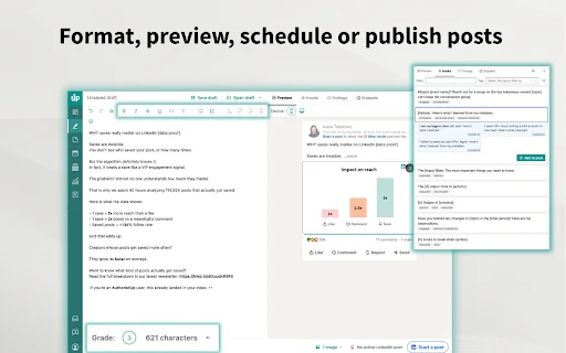 AuthoredUp: A Melhor Ferramenta de Conteúdo para LinkedIn - Screenshot 2