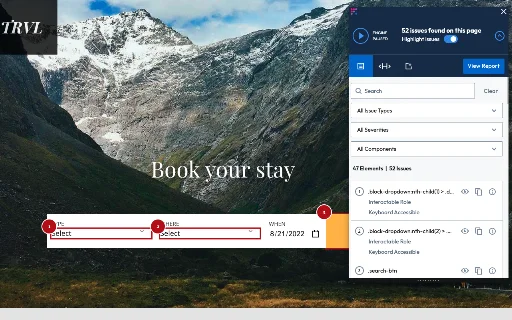 Evinced Flow Analyzer: Validação de Acessibilidade Web Ágil - Screenshot 1