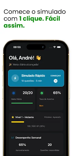 Simulado Detran 2026: Passe na Prova Teórica e Tire sua CNH - Screenshot 2