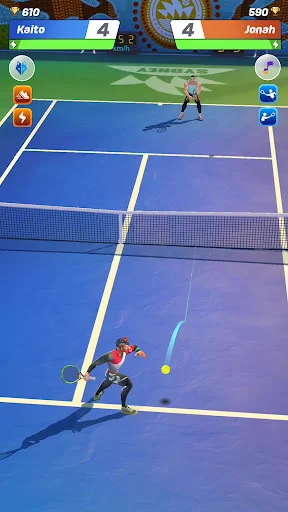 Baixar Tennis Clash APK: Jogo de Tênis Multiplayer Online Grátis - Screenshot 1