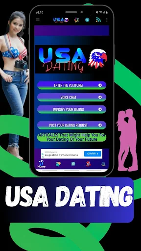 Baixar USA Dating – Conecte-se com Pessoas nos EUA e França - Screenshot 9