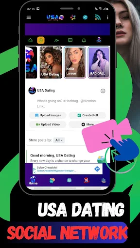 Baixar USA Dating – Conecte-se com Pessoas nos EUA e França - Screenshot 2