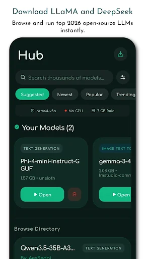 LocalAI – Chat com IA Offline e Privado | Baixe a Versão Mais Recente - Screenshot 3