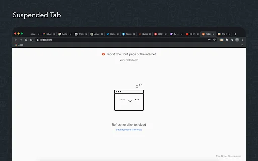 The Great Suspender Reloaded: Economize Memória RAM no Chrome - Screenshot 2
