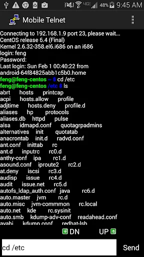 Mobile Telnet: Conectividade Remota Prática para Android - Screenshot 6