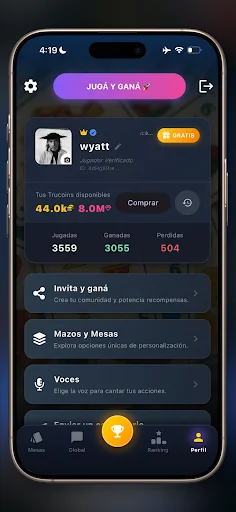 Truco Argentino e Uruguayo – Jogue Online com Chat de Voz - Screenshot 8