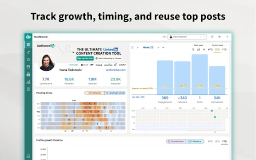 AuthoredUp: A Melhor Ferramenta de Conteúdo para LinkedIn - Screenshot 1