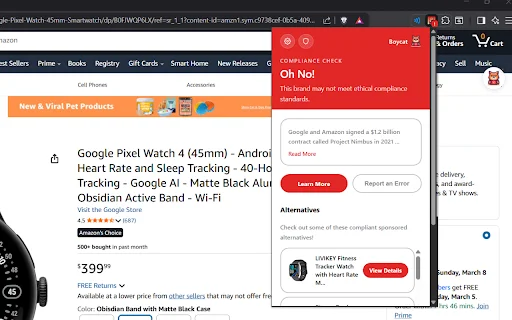 Boycat: Assistente de Compras Éticas e Comparador – Baixe Grátis - Screenshot 1