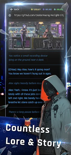 Arclight City: Cyberpunk RPG – Baixe o Melhor MMORPG de Texto - Screenshot 3