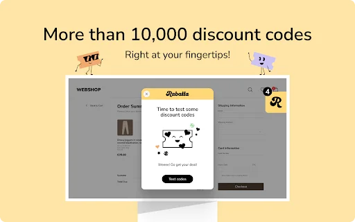 Rabatta: Economize em Suas Compras Online com Cupons de Desconto - Screenshot 1