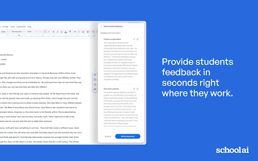 SchoolAI: Transforme o Ensino com Inteligência Artificial no Navegador - Screenshot 3