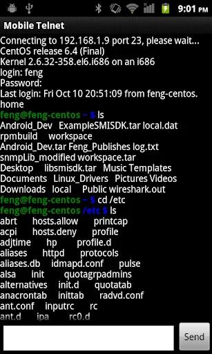 Mobile Telnet: Conectividade Remota Prática para Android - Screenshot 9