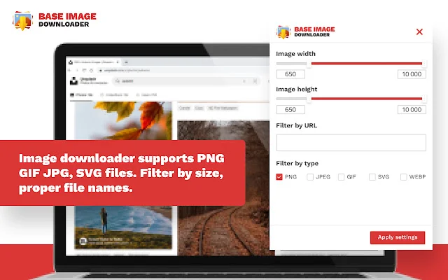 Baixar Base Image Downloader: Salve Imagens com 1 Clique Grátis - Screenshot 1