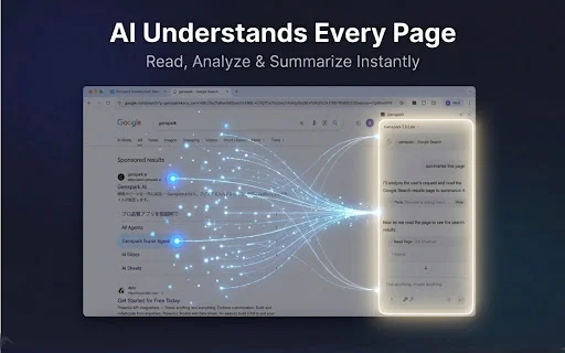 Genspark: Seu Assistente de IA para Chrome – Baixe Agora - Screenshot 2