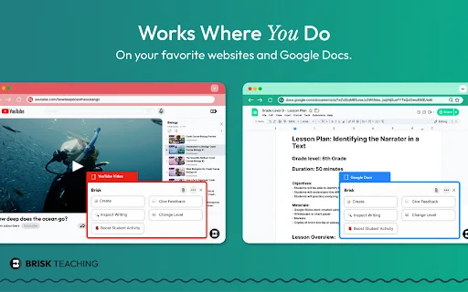Brisk Teaching: Assistente IA para Professores – Instale Agora - Screenshot 2