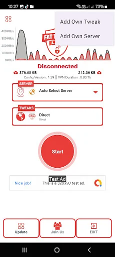 Download Fat Tunnel Lite – VPN Rápida e Segura para Navegar - Screenshot 3