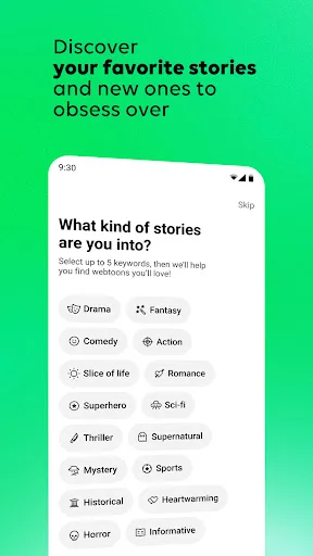 WEBTOON: Baixe o maior app de Mangás, Comics e Manhwas Grátis - Screenshot 3