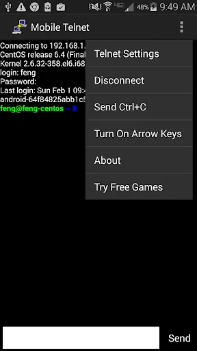 Mobile Telnet: Conectividade Remota Prática para Android - Screenshot 5