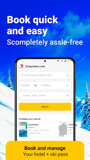 Esquiades.com: Reserve Hotéis e Passes de Esqui na Europa - Screenshot 2