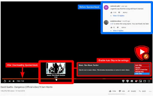 SponsorBlock para YouTube: Pule Patrocínios e Anúncios Automaticamente - Screenshot 3