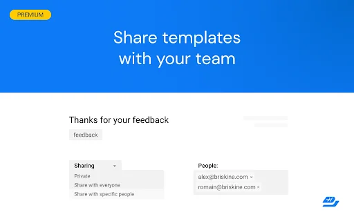 Briskine: Modelos de Email para Gmail e LinkedIn – Produtividade - Screenshot 4
