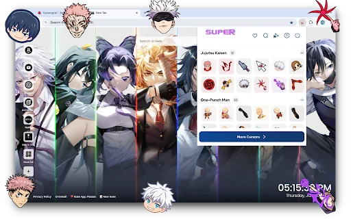 Anime Cursor: Personalize seu Chrome com Cursors de Anime - Screenshot 2