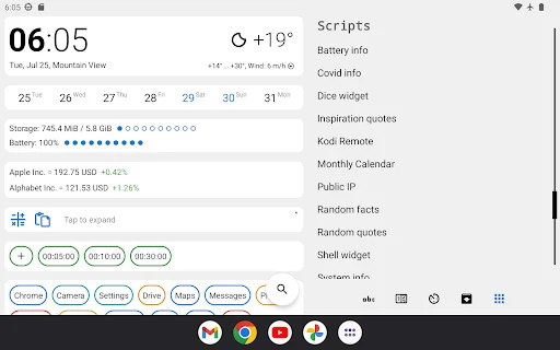Download AIO Launcher: Personalização Extrema para Android - Screenshot 8