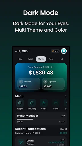 Ollo – Gerenciador de Despesas e Orçamento: Baixe Agora Grátis - Screenshot 8