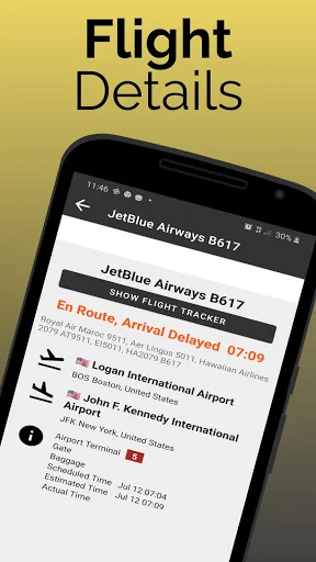 Baixar Bristol Airport Flight Info – Status de Voo em Tempo Real - Screenshot 4