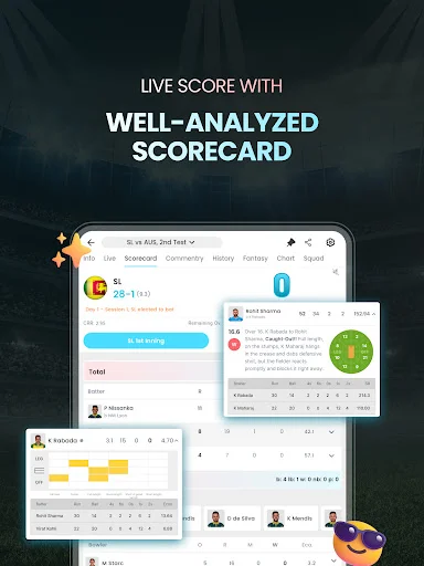 Baixar Cricket LineX Grátis – Placar ao Vivo e Resultados Rápidos - Screenshot 12