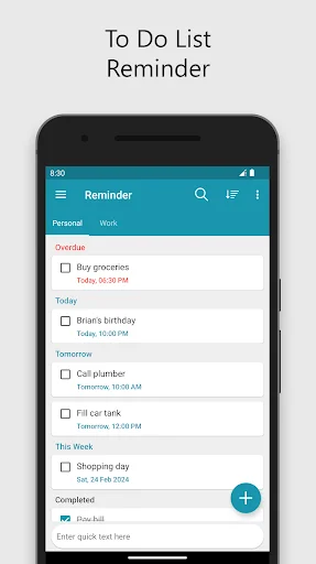 To Do List Reminder & Widget: Organize Suas Tarefas Diárias - Screenshot 1