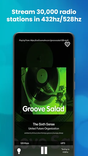 432 Player: Ouça Suas Músicas em 432Hz e 528Hz – Download Agora - Screenshot 3