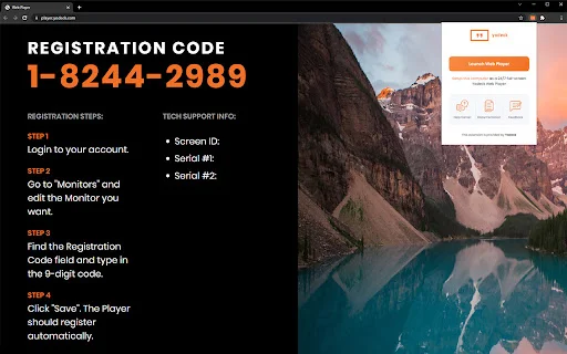 Yodeck Web Player: Transforme seu Chrome em Digital Signage - Screenshot 1