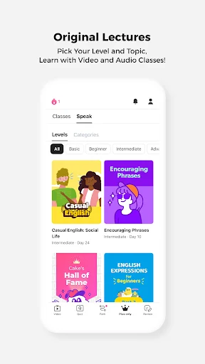 Cake: Aprenda Inglês e Coreano com BTS – Baixe Agora Grátis - Screenshot 8