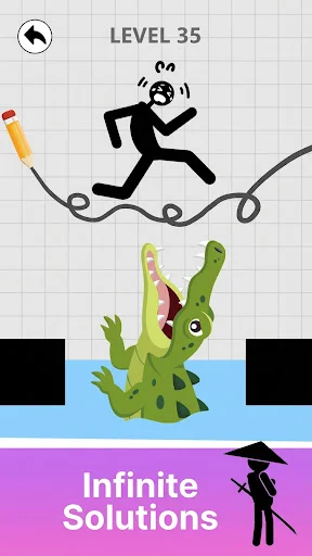 Baixar Save Stickman: Brain Draw Line – Desafios de Desenho Grátis - Screenshot 4