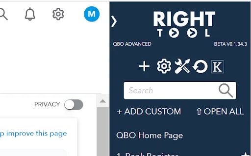 RightTool para QuickBooks Online: Aumente sua Produtividade - Screenshot 1