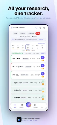 Smart Peptide Tracker: Monitore Seus Peptídeos com Precisão - Screenshot 6